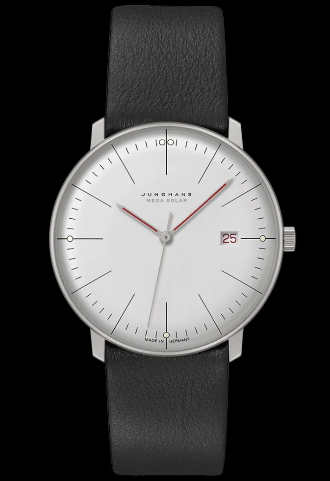 Damen-Junghans max bill MEGA Solar Bauhaus