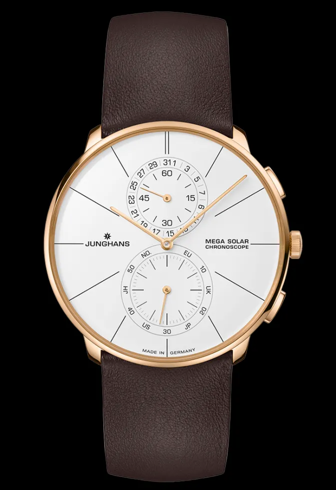 Herren-Junghans Meister fein Chronoscope MEGA Solar