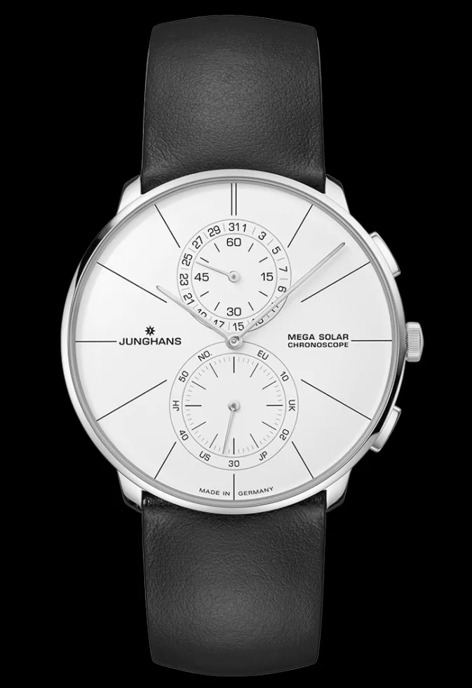 Herren-Junghans Meister fein Chronoscope MEGA Solar