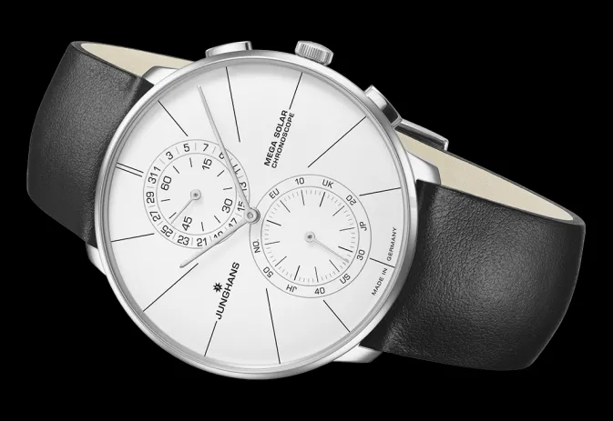 Herren-Junghans Meister fein Chronoscope MEGA Solar