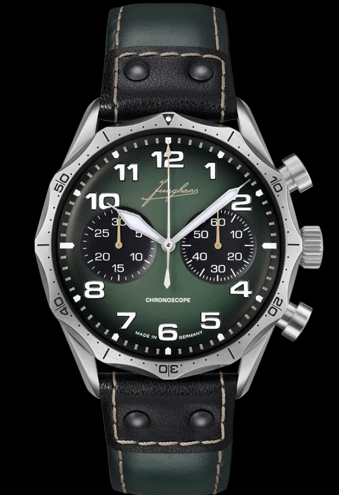 Herren | Neuheiten-Junghans Pilot Chronoscope