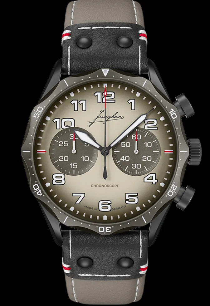 Herren-Junghans Pilot Chronoscope Desert